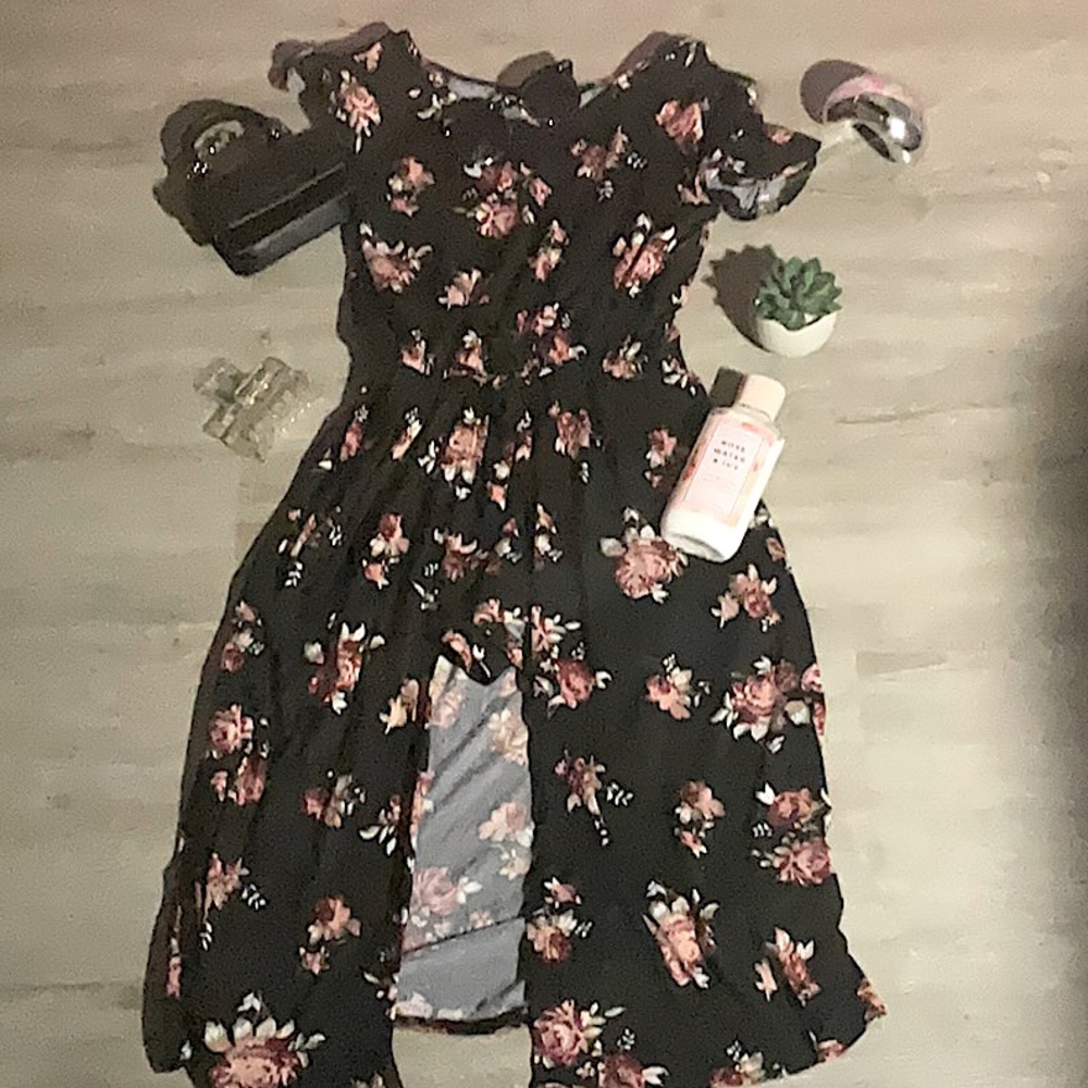 Girls Overlay romper